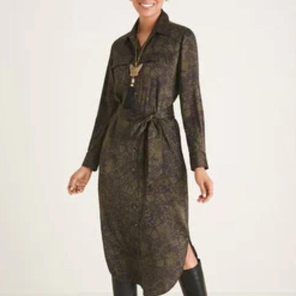 NWT UTILITY SHIRTDRESS - Picture 4 of 9